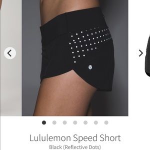 black reflective speed shorts 6